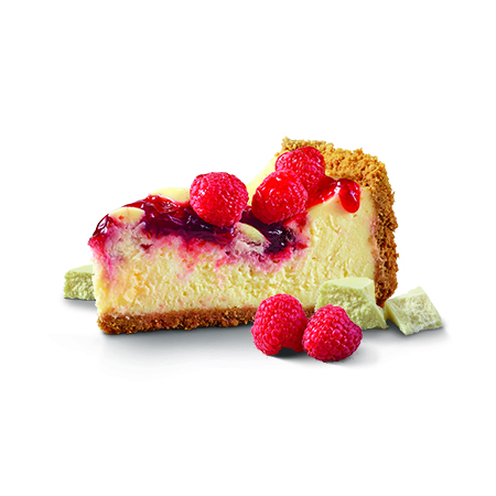 White Chocolate Raspberry Cheesecake
