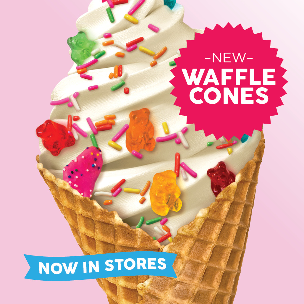 Yogurtland News Have a Waffle Lot of Fun With Yogurtland