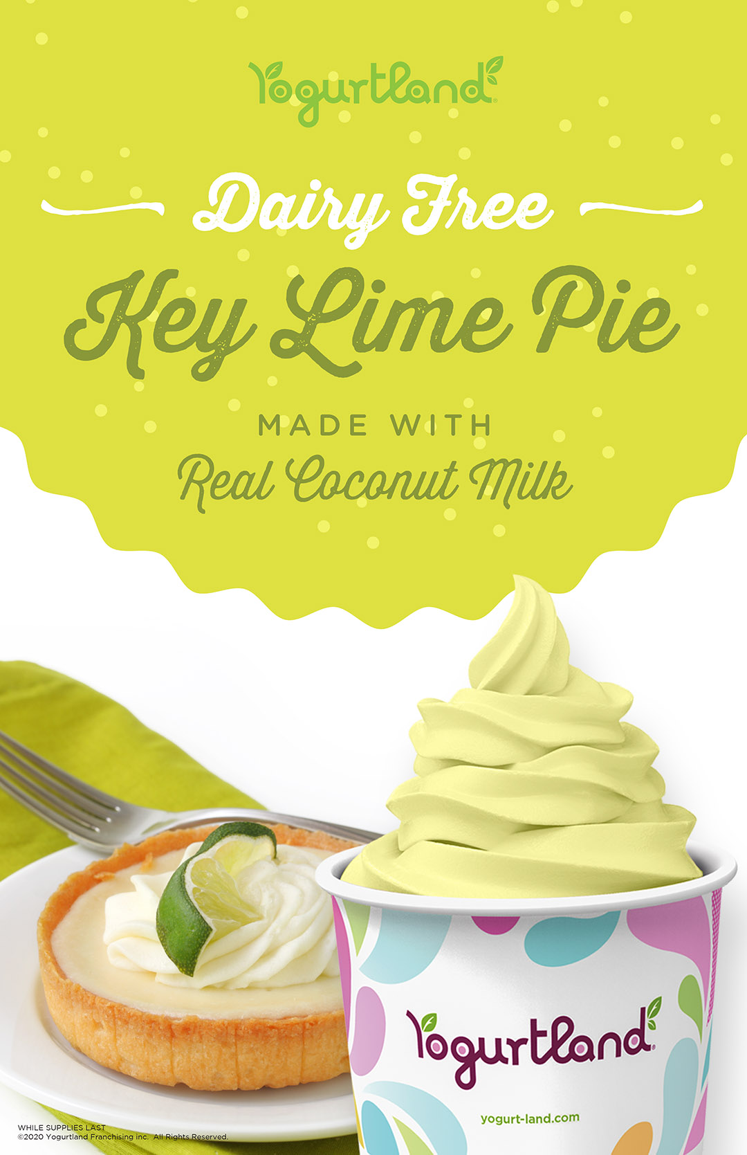 Yogurtland News Key Lime Pie Goes DairyFree as Yogurtland Brings