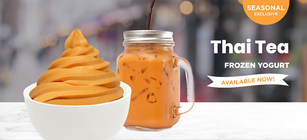 Back by Popular Demand Thai Tea Frozen Yogurt! 🙌 Yogurtland