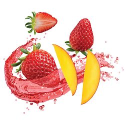 Super Sour Strawberry Splash Sorbet