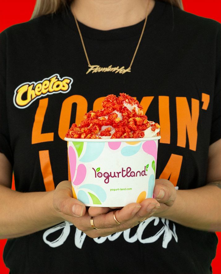 Fire up the Holiday Season with Yogurtland and Cheetos® Flamin’ Hot®