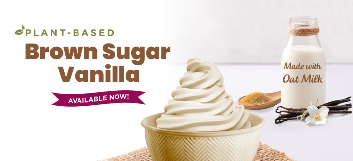 Start the New Year Right with Yogurtland's New Plant-Based Brown Sugar Vanilla Flavor Made with Oat Milk