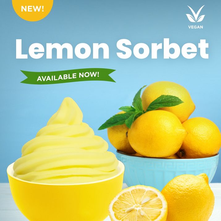 Celebrate The New Year With Yogurtland’s Refreshing Lemon Sorbet Flavor